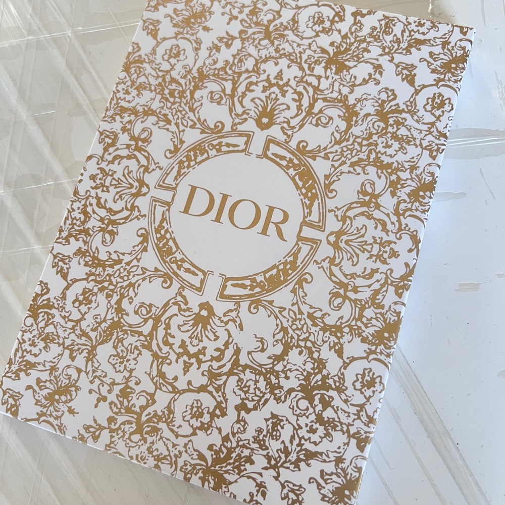 New! Dior Gold notebook